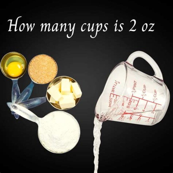 2 oz equals how many cups
