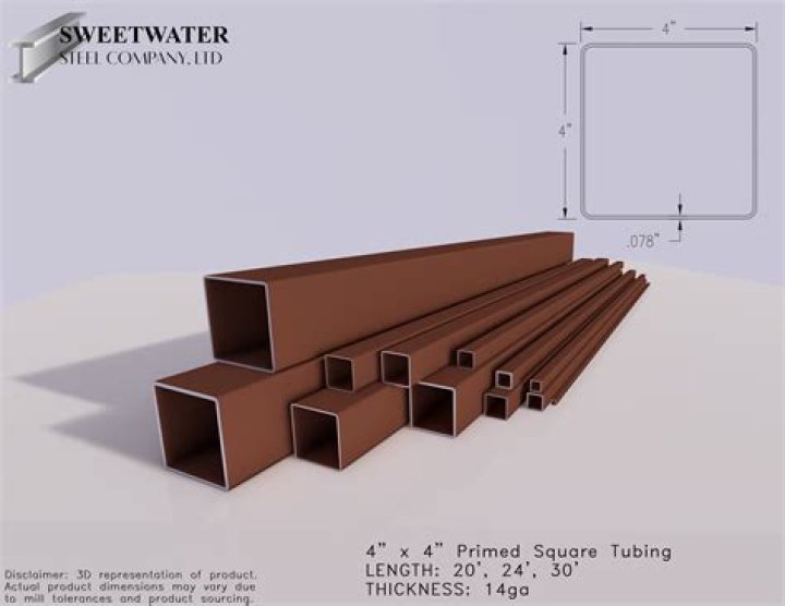 4×4 square tubing