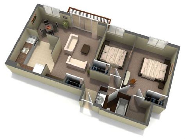 700 sq ft house