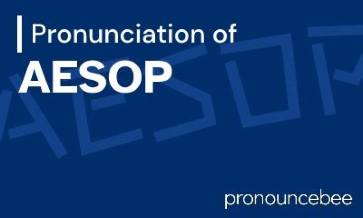 aesop pronunciation
