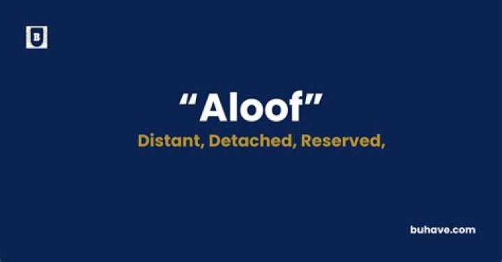 aloof antonym