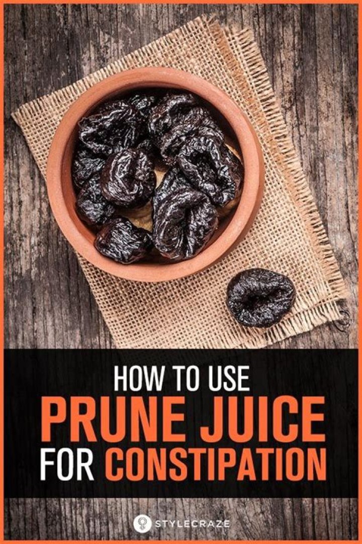 are prunes good for constipation