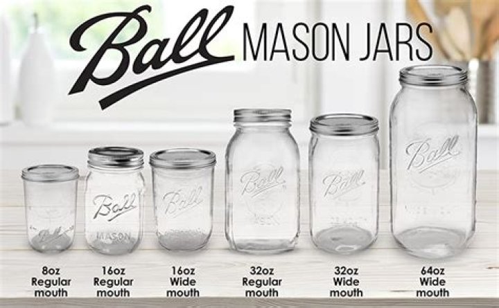 ball mason jars sizes