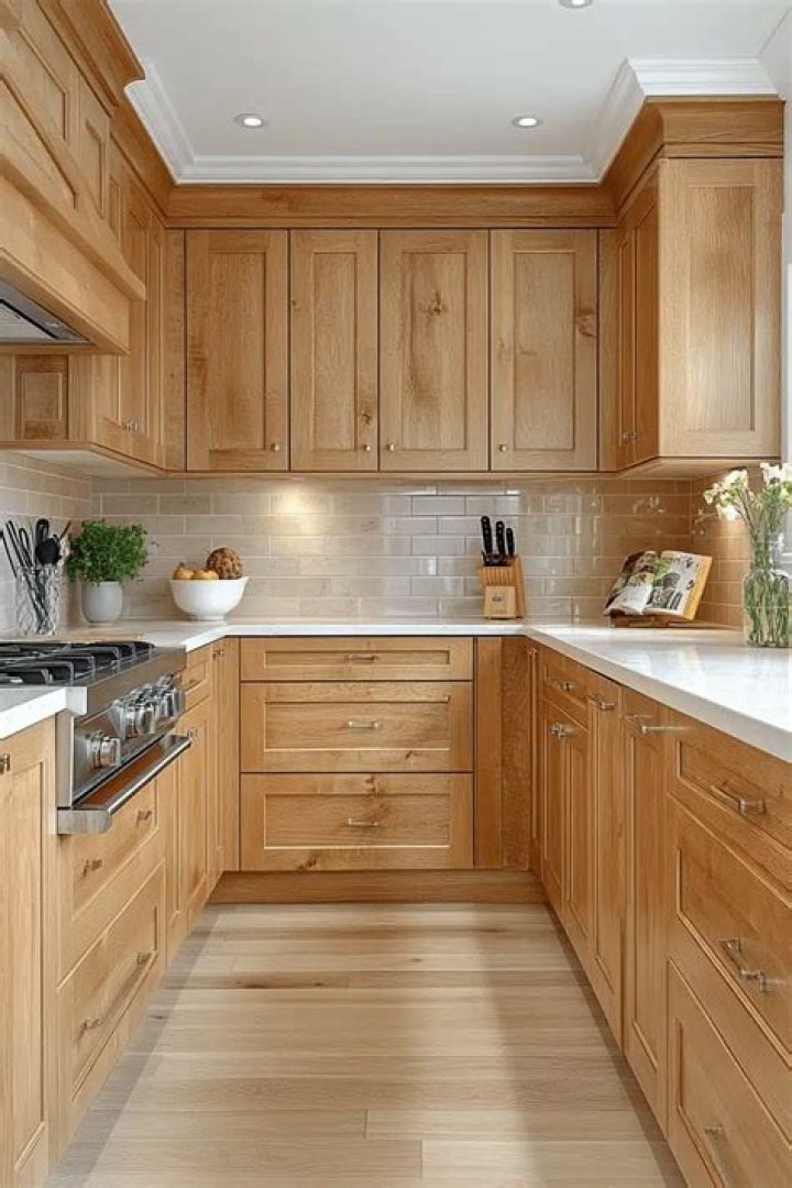 birch kitchen cabinets