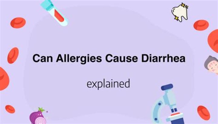 can allergies cause diarrhea