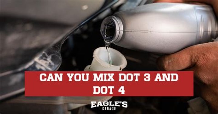 can you mix dot 3 and dot 4