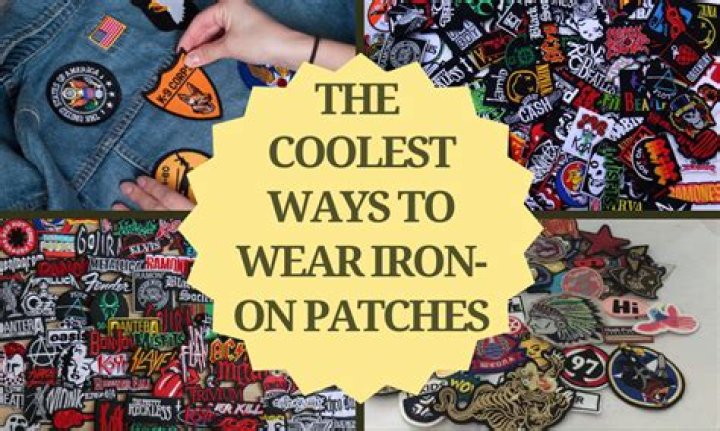 cool iron on patches