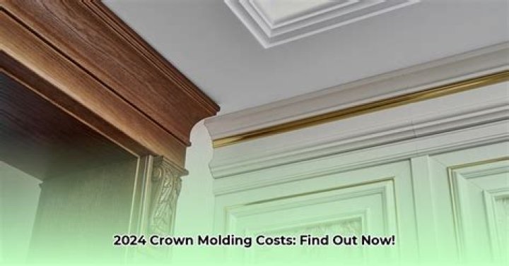 cost to install crown molding