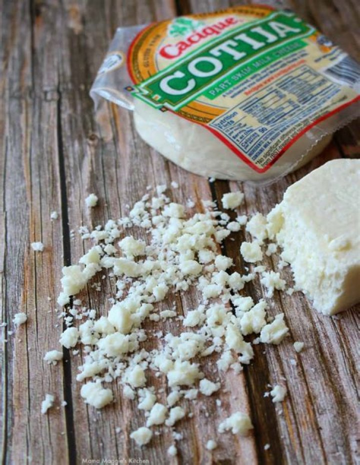 crumbly mexican cheese