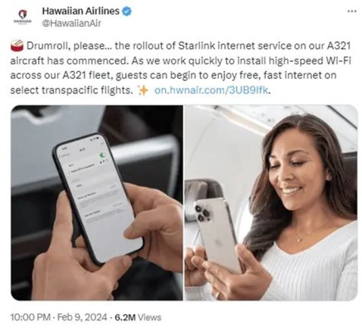 does hawaiian airlines have wifi
