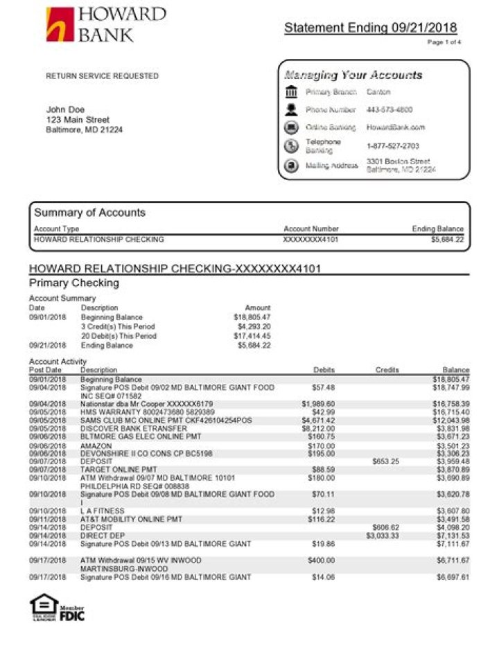 fake bank statements