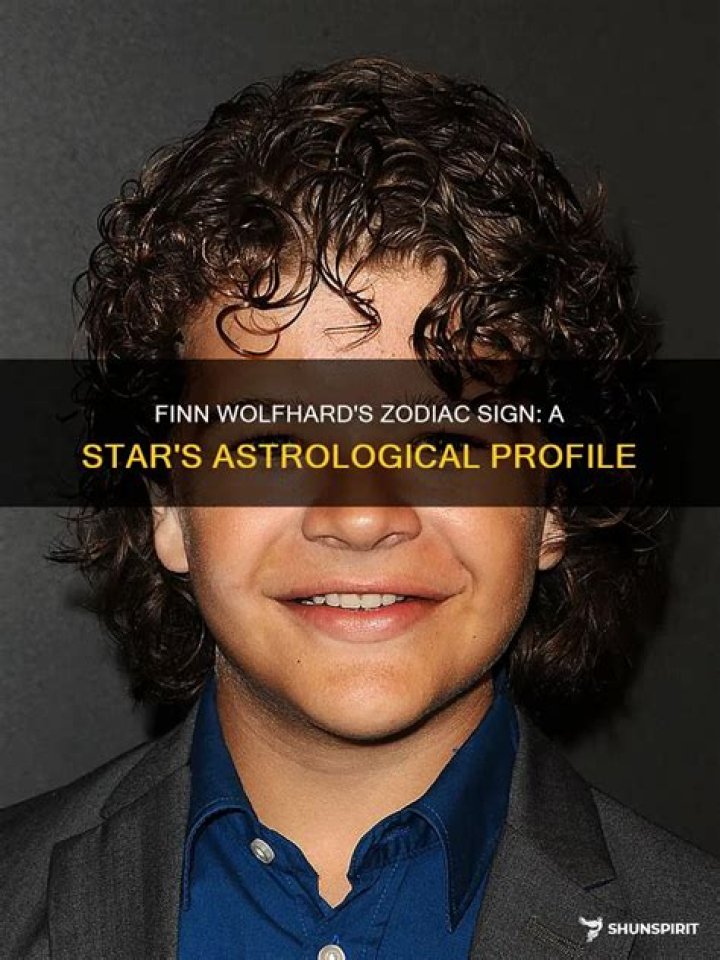finn wolfhard zodiac sign