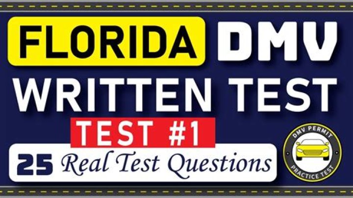 florida written driving test