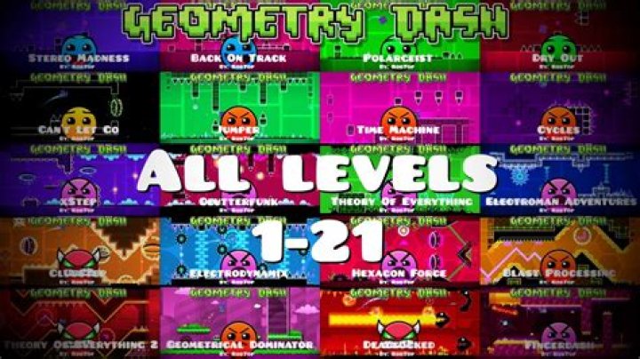 geometry dash all levels