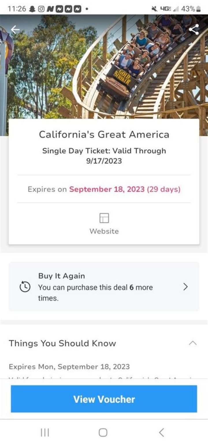 great america tickets price
