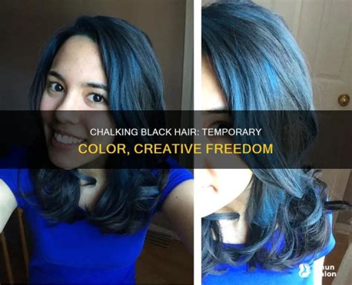 hair chalk for dark hair