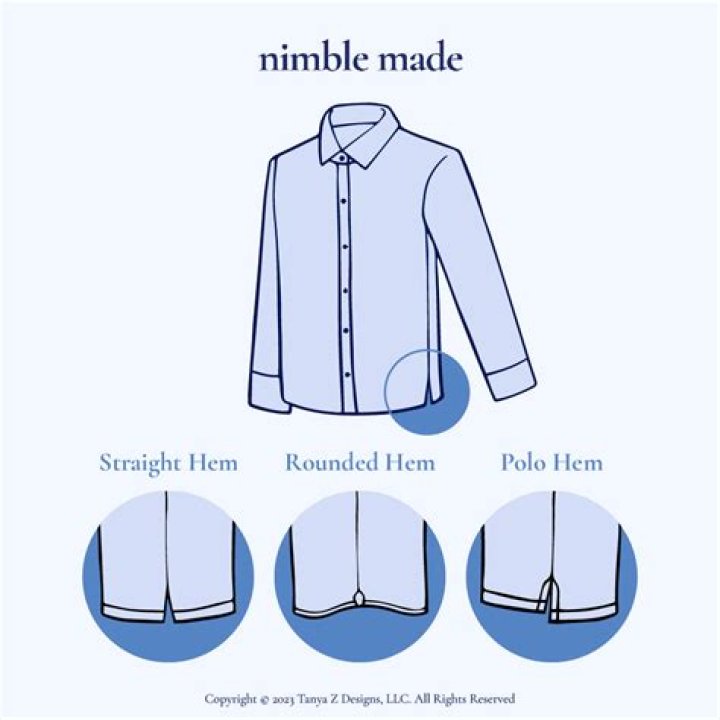 hem of a shirt