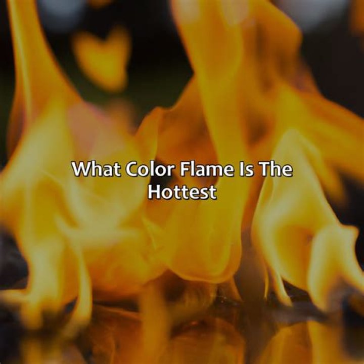 hottest color of fire