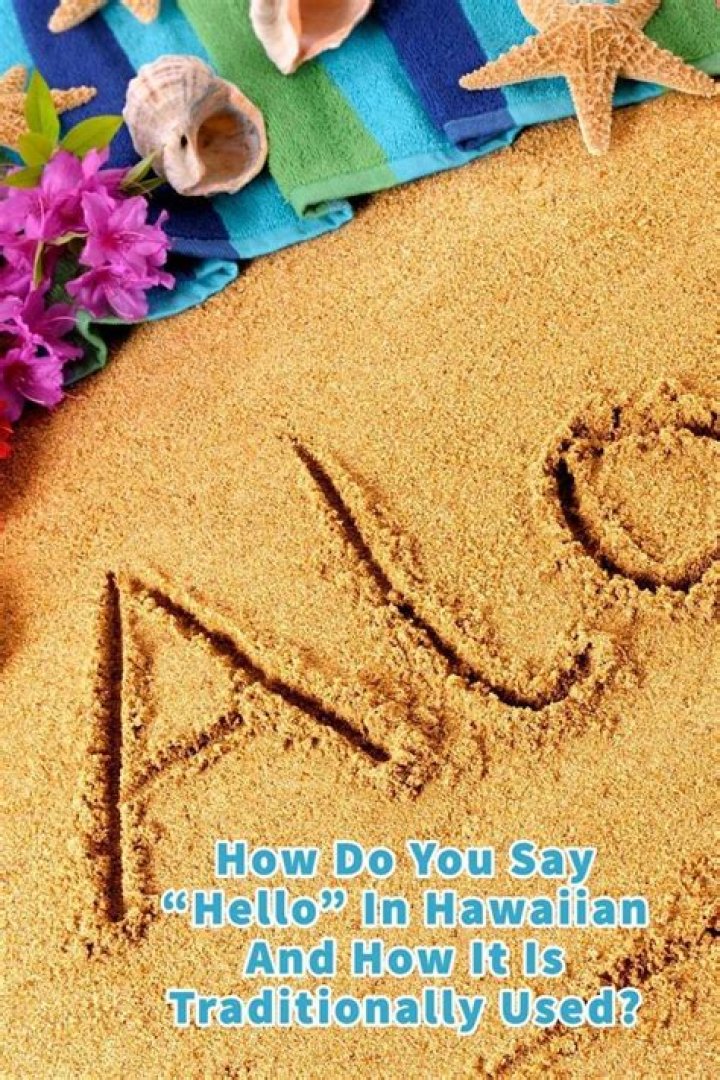 how do you say hello in hawaiian