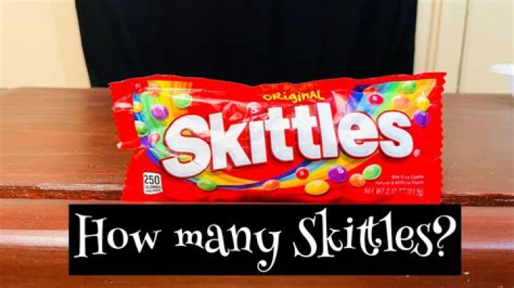 how many skittles in a bag