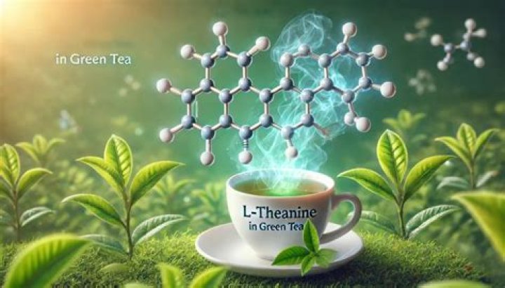 how much l theanine in green tea