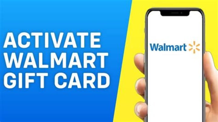 how to activate walmart gift card