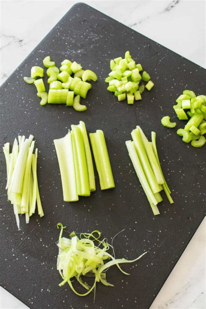 how to cut celery