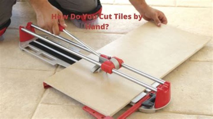 how to cut tile without a wet saw