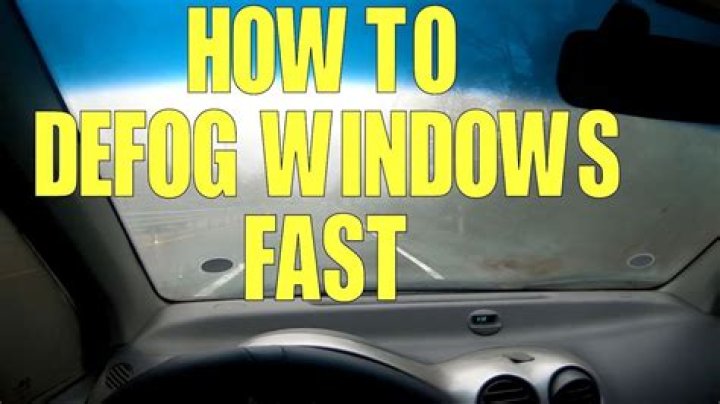 how to defog windows