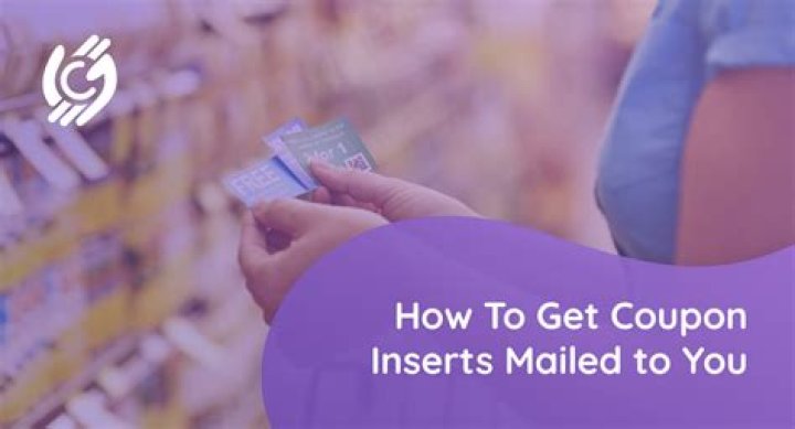 how to get coupon inserts mailed to you