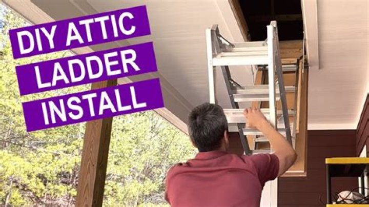 how to install attic ladder