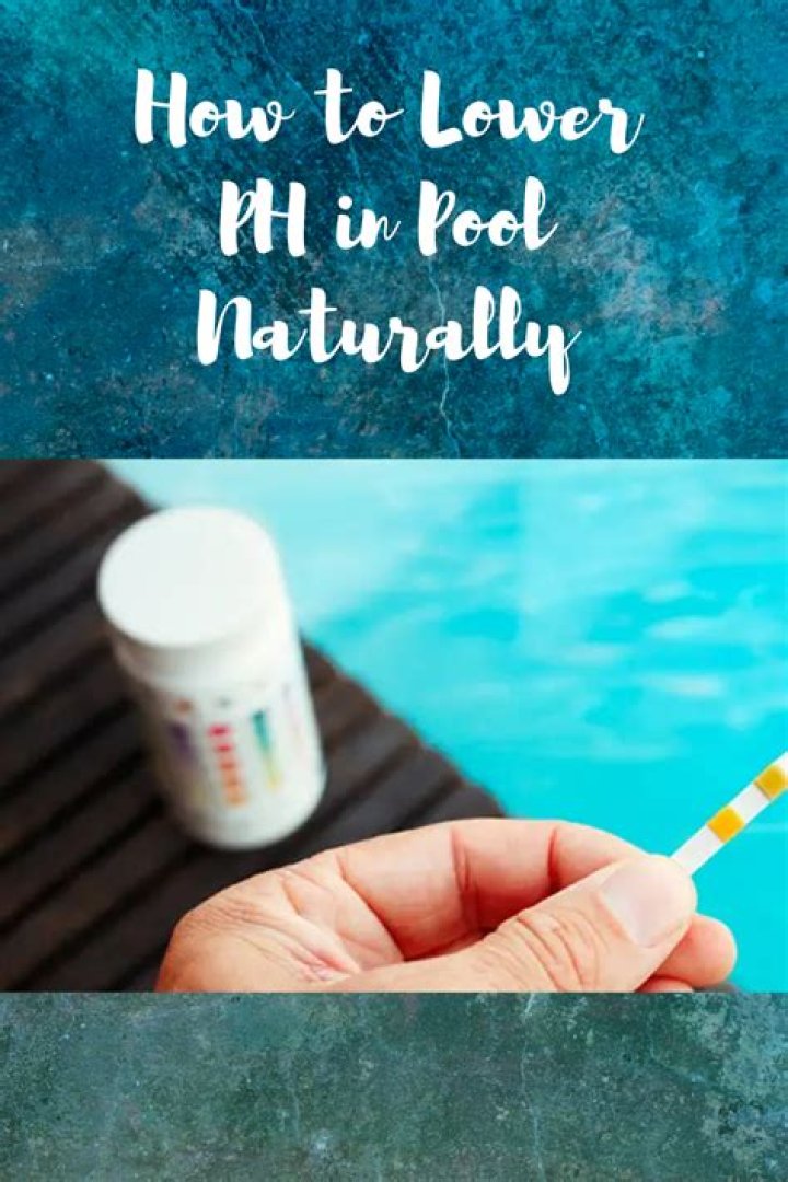 how to lower ph in pool naturally
