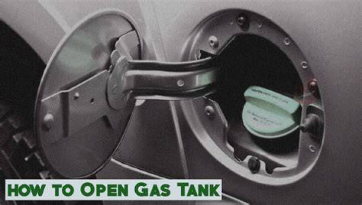 how to open gas tank