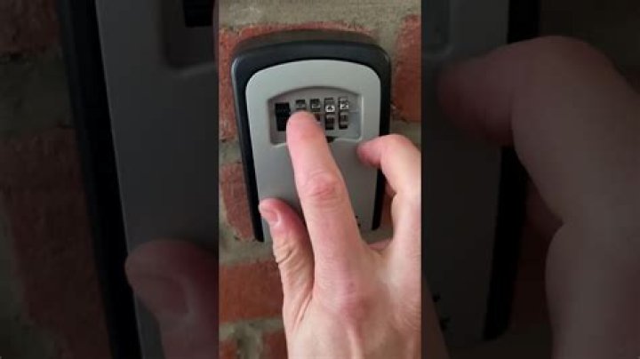how to open master lock box