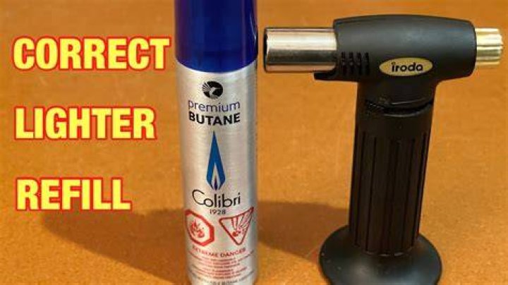 how to refill butane torch