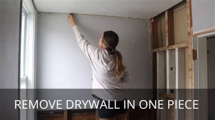how to remove drywall