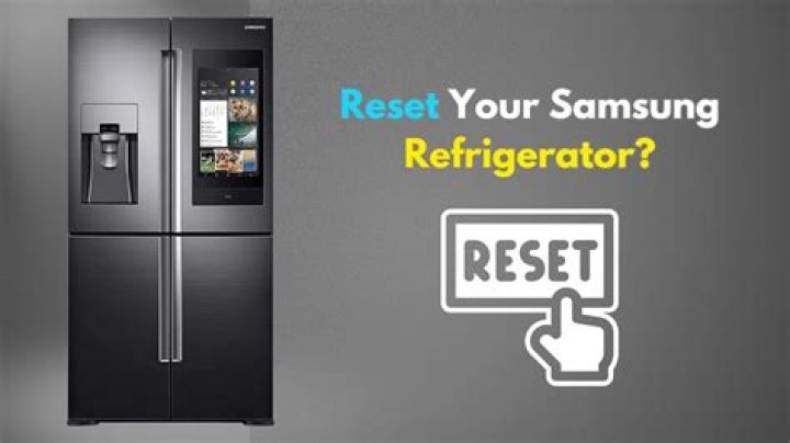 how to reset samsung refrigerator