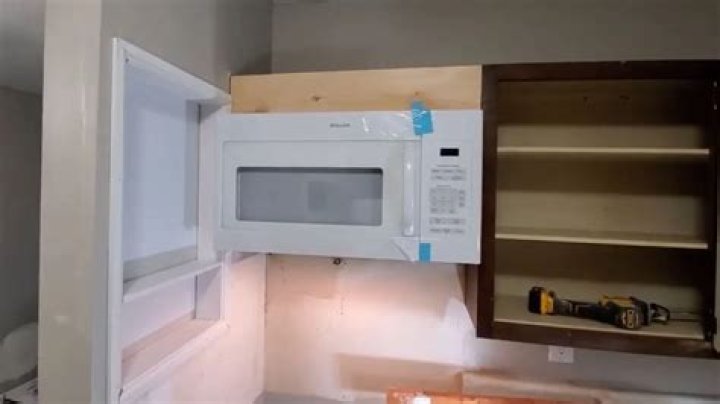 install microwave over stove