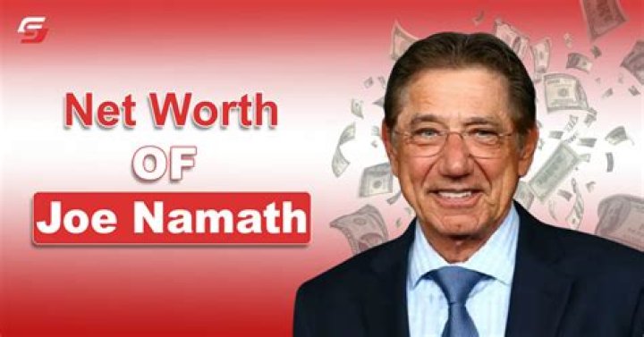 joe namath net worth 2020