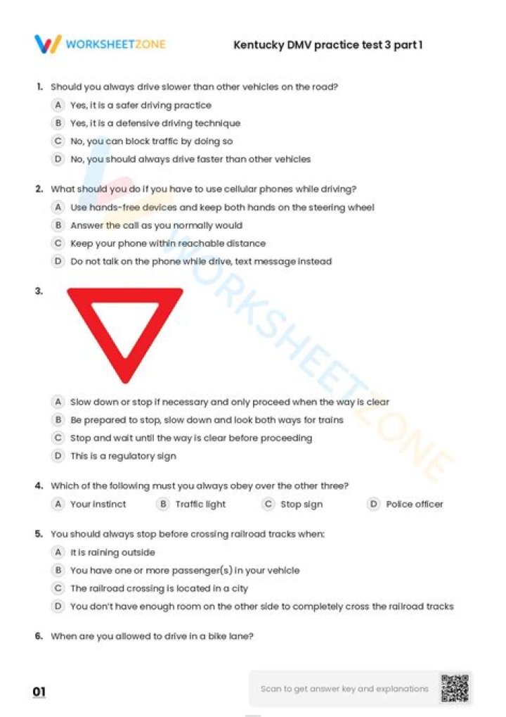 ky drivers test