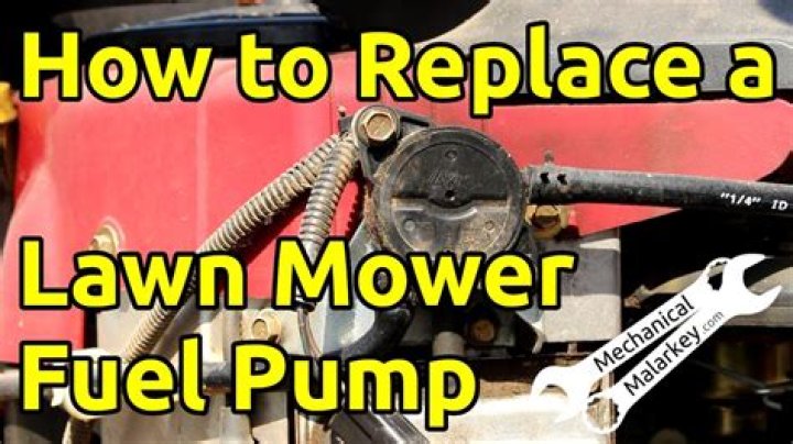 lawn mower fuel pump
