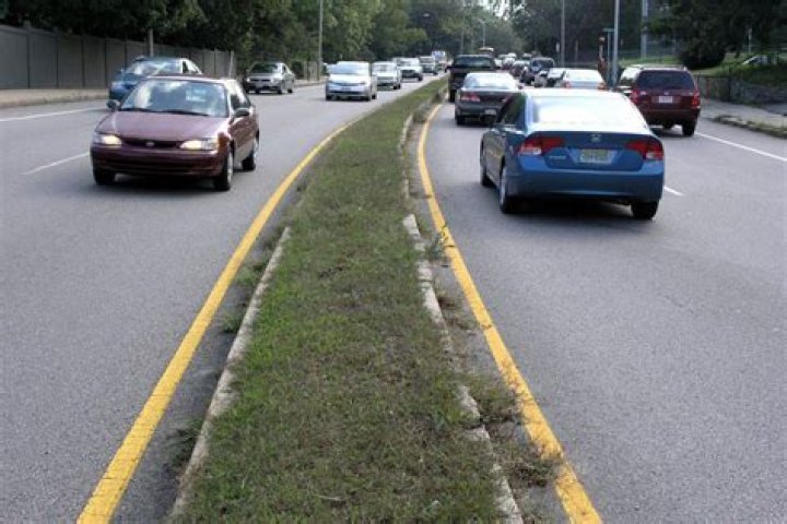 median strip