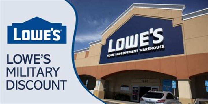 military discount at lowes