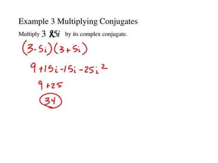 multiply by conjugate