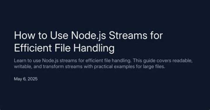 nodejs streams