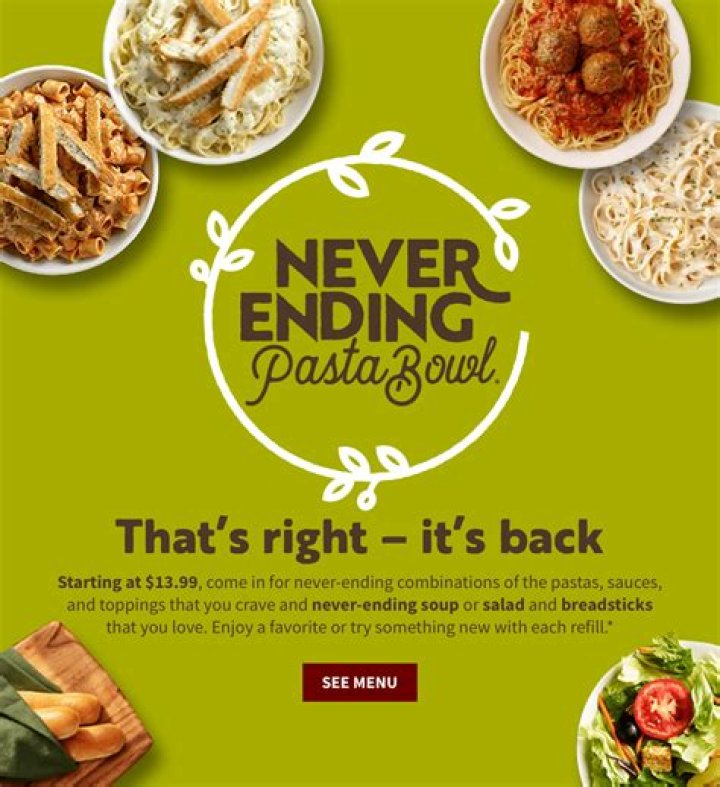 olive garden unlimited pasta