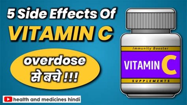 overdose on vitamin c