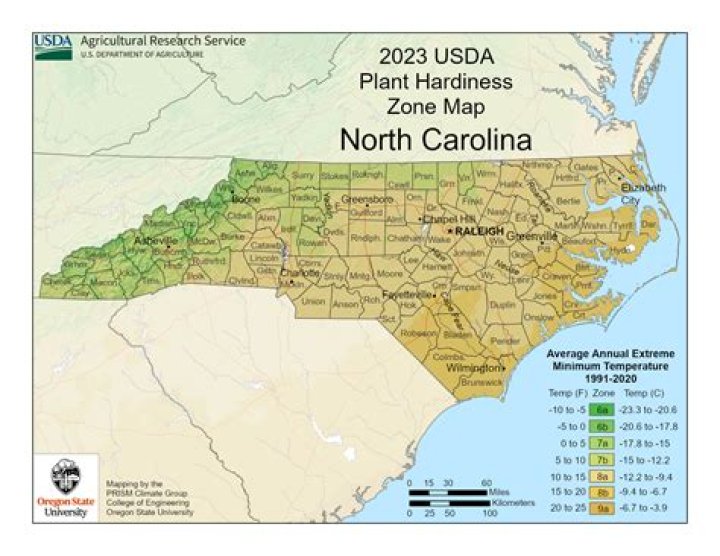 planting zones nc
