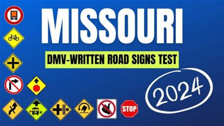 road signs test missouri