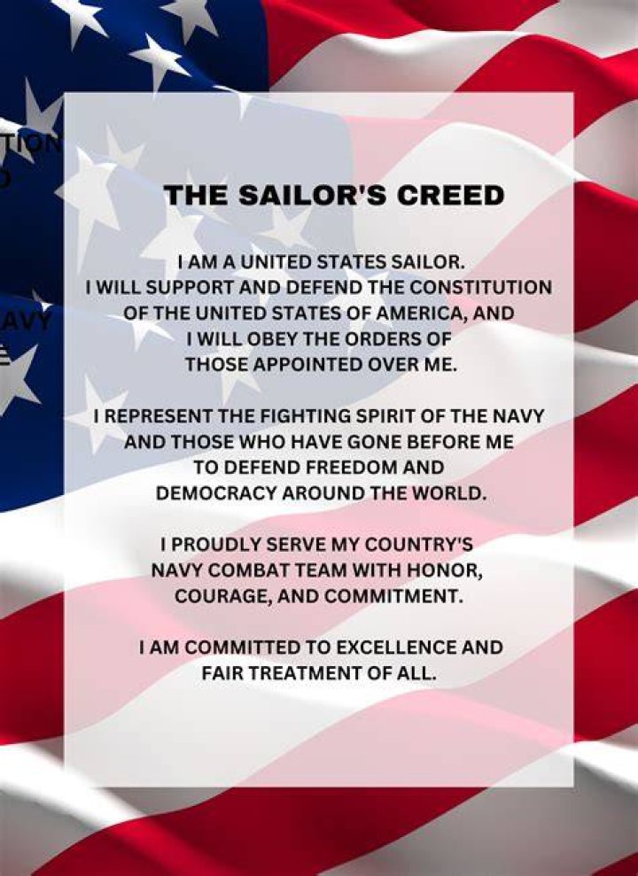 sailor’s creed navy
